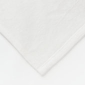 Witte, Zand en Palm Green Wave Fleece Deken (Hoek)