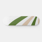 Witte, Zand en Palm Green Wave Persoonlijk Skateboard (Horizontaal)