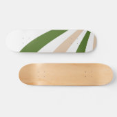 Witte, Zand en Palm Green Wave Persoonlijk Skateboard (Horizontaal)