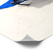 Witte Zand Groene Oceaan Poster (Hoek)