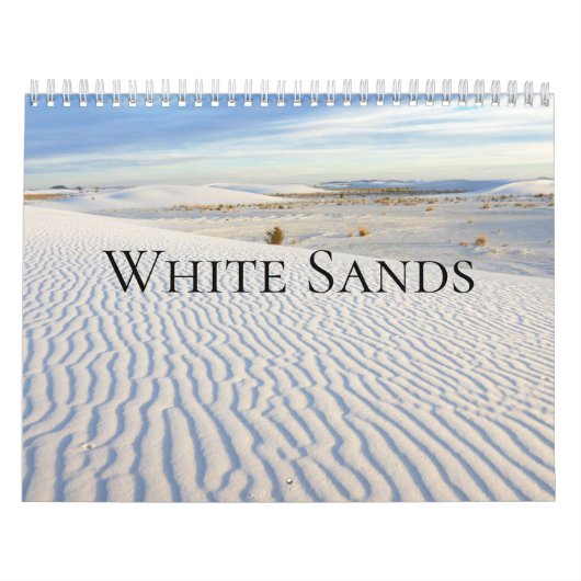 Witte zand kalender (Hoes)
