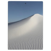 Witte zand klembord (Achterkant)