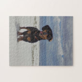 Witte zand legpuzzel (Horizontaal)