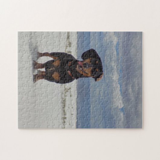 Witte zand legpuzzel (Horizontaal)