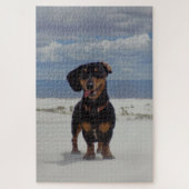Witte zand legpuzzel (Verticaal)
