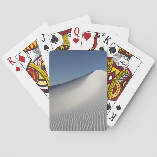 Witte zand pokerkaarten (Achterkant)