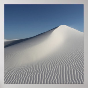 Witte zand poster