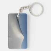 Witte zand sleutelhanger (achterkant)