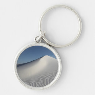Witte zand sleutelhanger