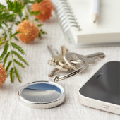 Witte zand sleutelhanger (Zijkant)