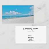 Witte zand Visitekaartjes (Voorkant / Achterkant)