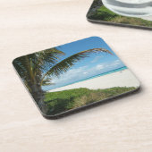 Witte zandbak met handpalm drankjes onderzetter (Linkerzijde)