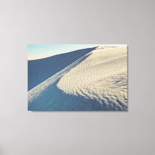 witte zandduin canvas afdruk (Voorkant)