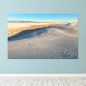 Witte zandduinen canvas afdruk (Insitu (Houten vloer))