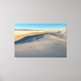 Witte zandduinen canvas afdruk