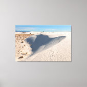 Witte zandduinen canvas afdruk (Voorkant)