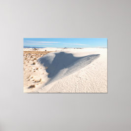 Witte zandduinen canvas afdruk