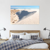 Witte zandduinen canvas afdruk (Insitu (Slaapkamer))