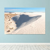 Witte zandduinen canvas afdruk (Insitu (Houten vloer))