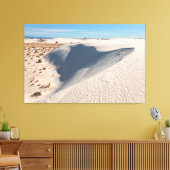 Witte zandduinen canvas afdruk (Insitu (Woonkamer))