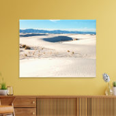 Witte zandduinen canvas afdruk (Insitu (Woonkamer))