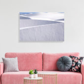 Witte zandduinen onder Blue Sky 2 Canvas Afdruk (Insitu (Woonkamer))