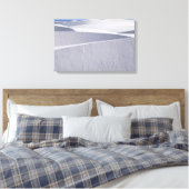 Witte zandduinen onder Blue Sky 2 Canvas Afdruk (Insitu (Slaapkamer))