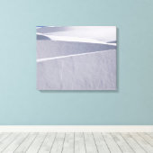 Witte zandduinen onder de blauwe hemel canvas afdruk (Insitu (Houten vloer))