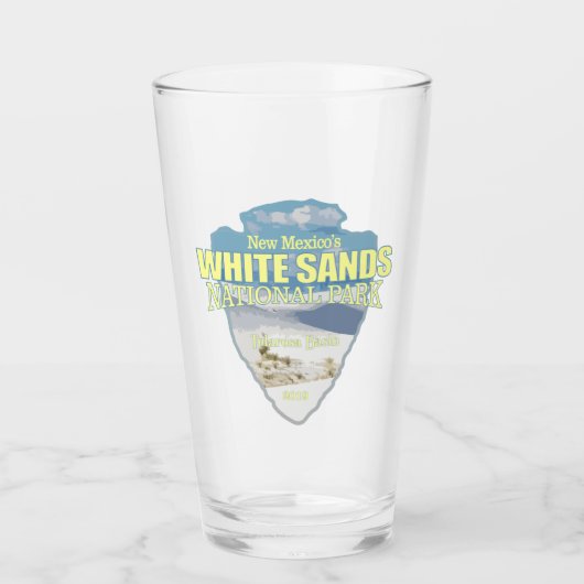 Witte zanden NP (pijlpunt) Glas (Voorkant)