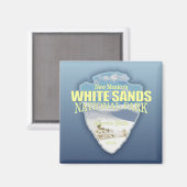 Witte zanden NP (pijlpunt) Magneet (Voorkant / Achterkant)