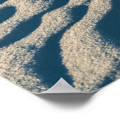 Witte Zandpatronen Poster (Hoek)