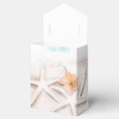 Witte zandstrand Zeester Blauwe Oceaan Tropisch Bedankdoosjes (Geopend)