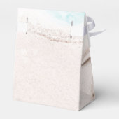 Witte zandstrand Zeester Blauwe Oceaan Tropisch Bedankdoosjes (Achterkant)