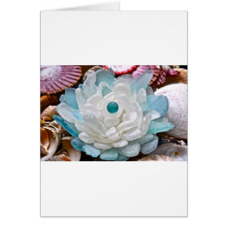 Witte Zee Glazen Bloem