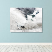 Witte Zee, Rusland Canvas Afdruk (Insitu (Houten vloer))