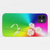 witte zeeduivel met regenboog Case-Mate iPhone case (Achterkant (horizontaal))