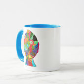 witte zeeën mok (Voorkant links)