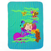 Witte zeemeermin onder het Zee