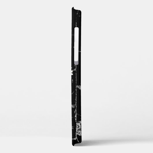 witte zeeschildpad op zwarte steen Case-Mate iPhone case (Achterkant / Links)