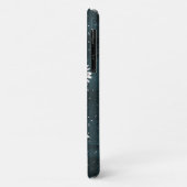 witte zeeschildpadden met regendruppels op gelooid Case-Mate iPhone case (Achterkant/links)