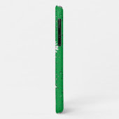 witte zeeschildpadden met regendruppels op groen Case-Mate iPhone case (Achterkant/links)