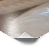 Witte zeeschols Stapelvis Tropische strand Zeeslag Foto Afdruk (Hoek)