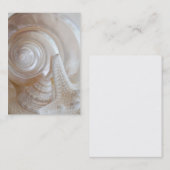 Witte zeeschols Stapelvis Tropische strand Zeeslag Visitekaartje (Voorkant / Achterkant)