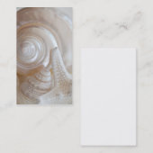 Witte zeeschols Stapelvis Tropische strand Zeeslag Visitekaartje (Voorkant / Achterkant)