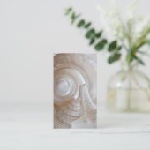 Witte zeeschols Stapelvis Tropische strand Zeeslag Visitekaartje (Staand voorkant)