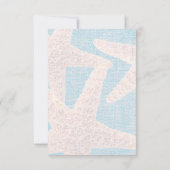 Witte Zeester & Blauwe Jute Strand Tafelnummer (Achterkant)