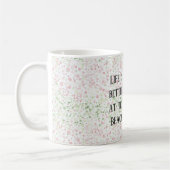 Witte Zeester Cake Roze Groen Confetti   Koffiemok (Links)