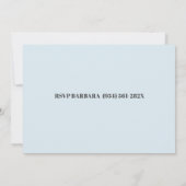 Witte Zeilboot Ocean 50ste Boot Verjaardag Kaart (Achterkant)