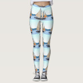 witte zeilmaineschoer leggings (Voorkant)