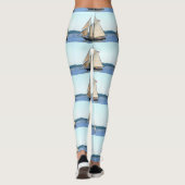 witte zeilschoener leggings (Achterkant)